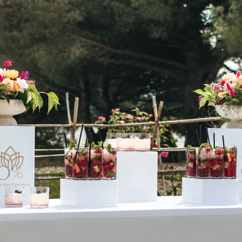 Buffet sans alcool évènement