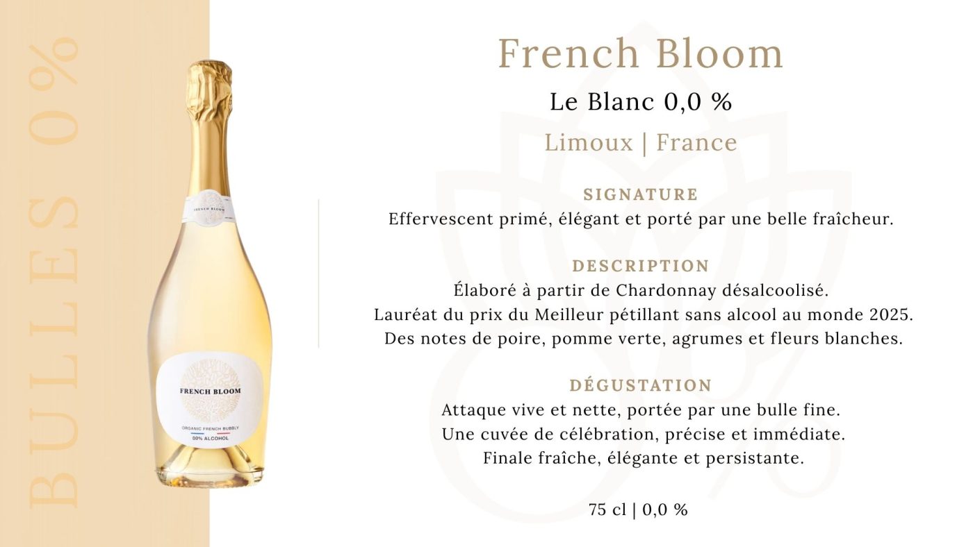 vin pétillant sans alcool