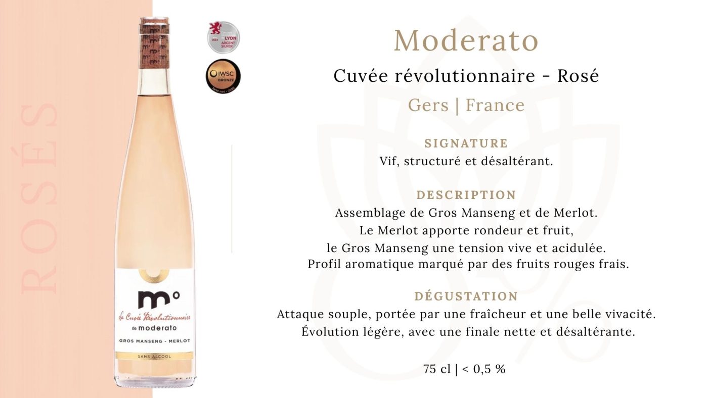 vin rosé sans alcool