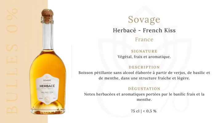 boisson pétillante sans alcool
