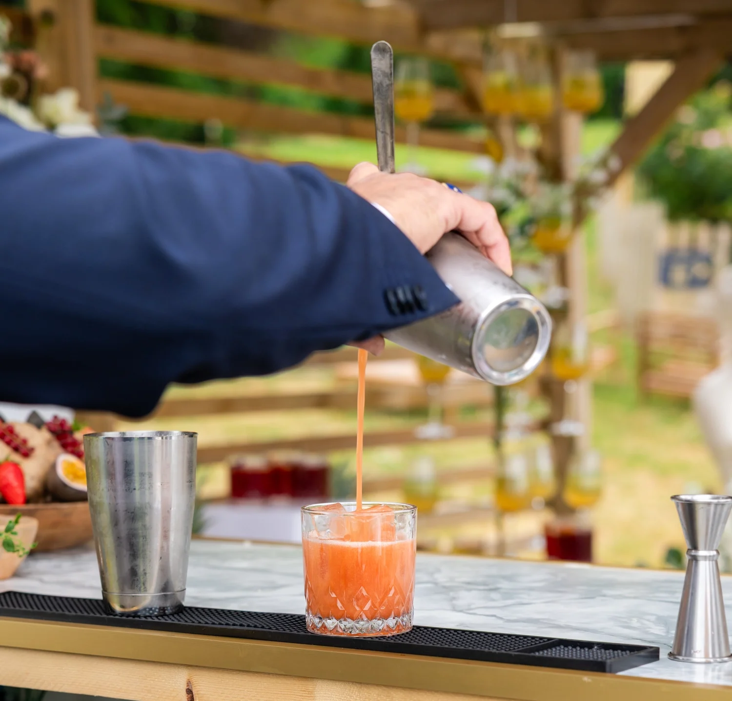 Bar à mocktails O% pour réception privée
